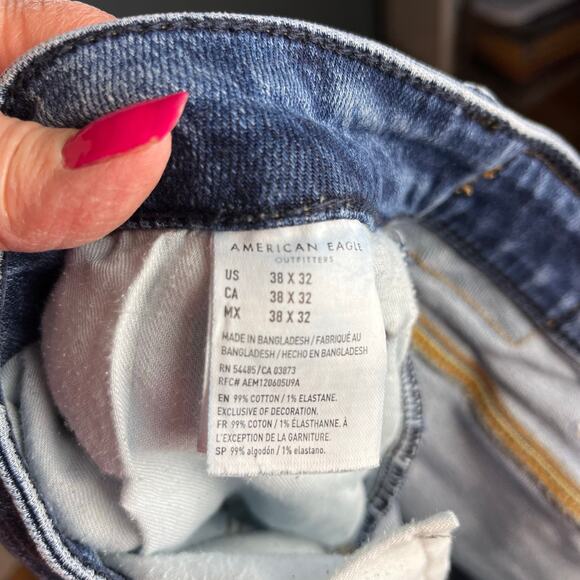 American Eagle Men’s Jeans 38 x 32 Ne(x)t Level Airflex Straight Leg Western - Picture 5 of 6